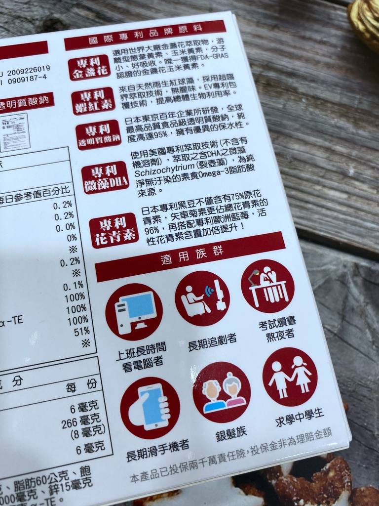 ✨第三代晶速晰-晶亮成分高補給✨長時間使用3C，讓你數位疲勞了嗎❓採用美國臨床葉黃素與玉米黃素黃金比例10:2 ，游離型雙專利好吸收，2粒達30mg : 6mg高補給劑量✅雨生紅球藻蝦紅素，業界高含量8mg❗️✅日本95%高純度透明質酸鈉💦✅雙重花青素-日本專利黑豆x歐洲專利藍莓✅專利素食微藻DHA✅維生素C +維生素E +鋅+硒酵母。全方位的晶亮水潤配方，適合全家大小，給您清晰透徹精彩生活❗️